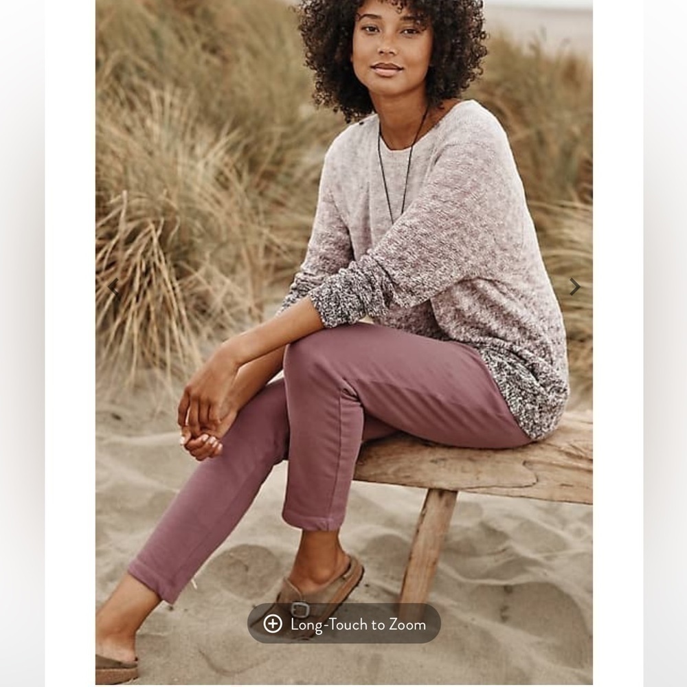 PURE Jill Garment-Dyed French Terry Pants